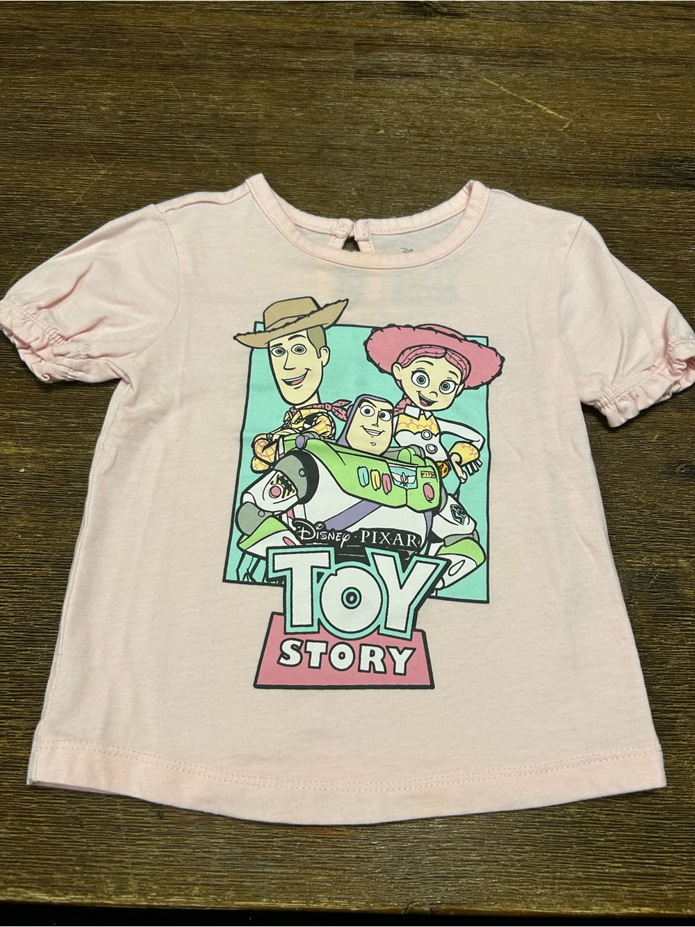 Disney Pink Toy Story Graphic Tee with Woody, Buzz & Jessie